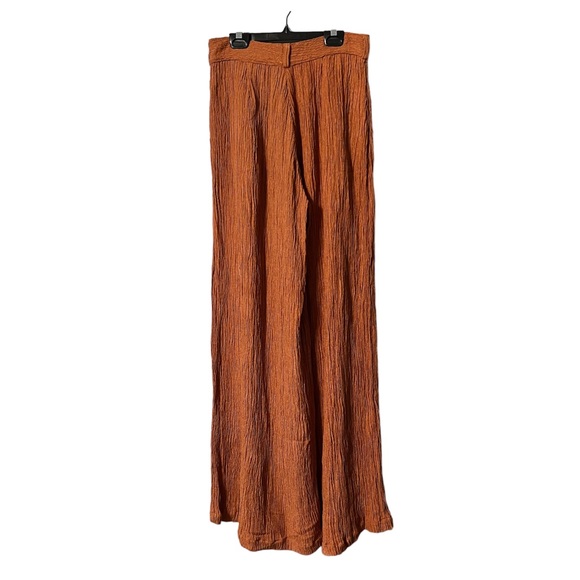 NWT Savannah Morrow Wide Leg Silk / Bamboo Willow Pant in Marigold Size XS - Picture 5 of 8